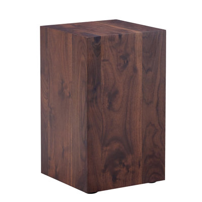 12X12x20 Inch Walnut Wood Grain MDF Coffee Table - Luxurious Design(Only Including Coffee Table)