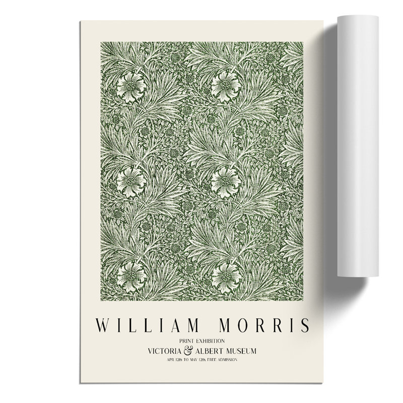 Marigold Print by William Morris - Wall Art, 59cm H x 42cm W x 0.1cm D