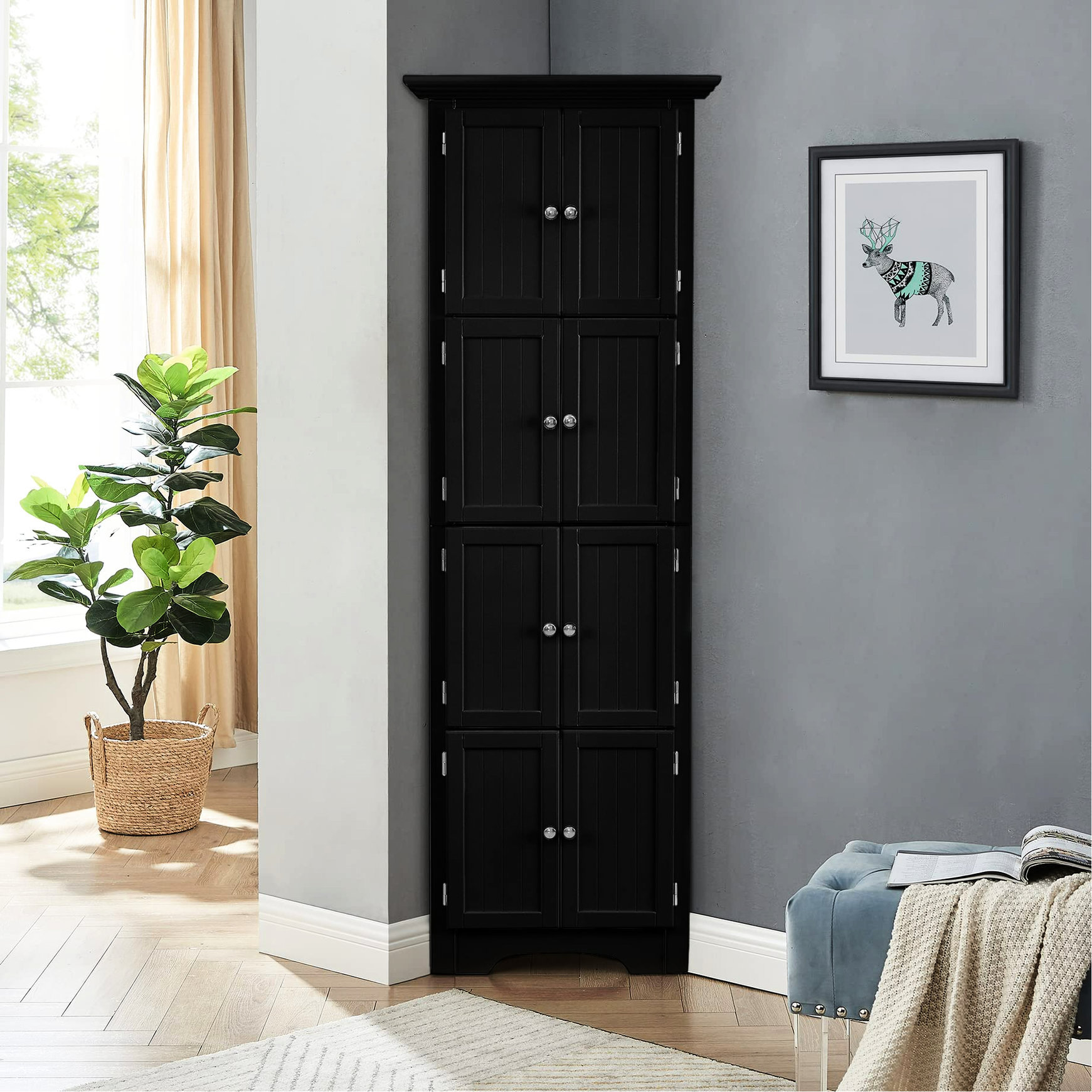 Suited Bathroom Kitchen Cabinet