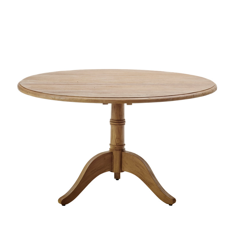 Antipus Teak Round Solid Wood Dining Table