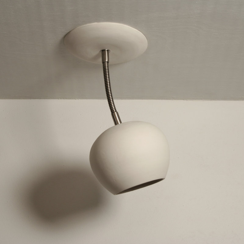Mangassa 1 - Light 14" Simple Dome Semi Flush Mount