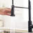 Matte Black Kitchen Faucet, Pull Out Spray Head, Single Handle, Provide A Long-Lasting Solution For Your Stylish Faucet With , Enhance Functionality-1306107373
