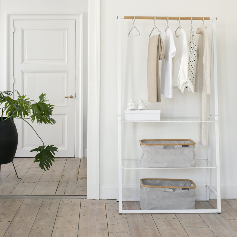 Brabantia Linn Garment Clothes Rack, Large, White