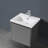 24" Bathroom  Resin Sink