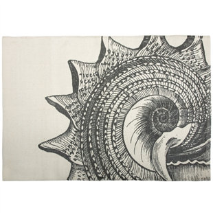 Shell Cotton Bath Rug