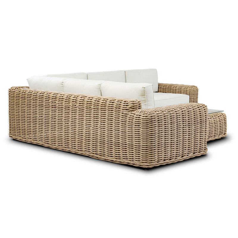 Admiral 4 - Person Patio Conversation Set with Cushions, Beige