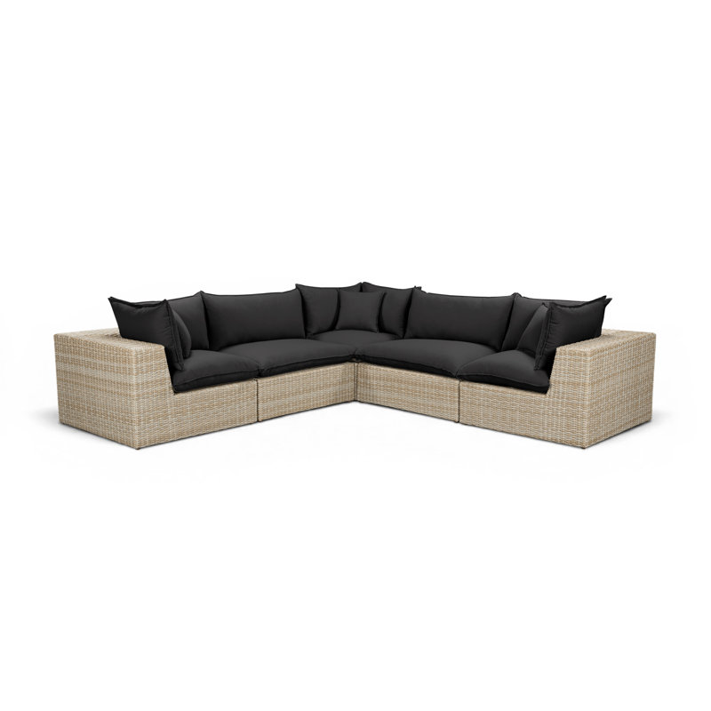 Canapé modulaire d'extérieur Cali, 4, Sectional