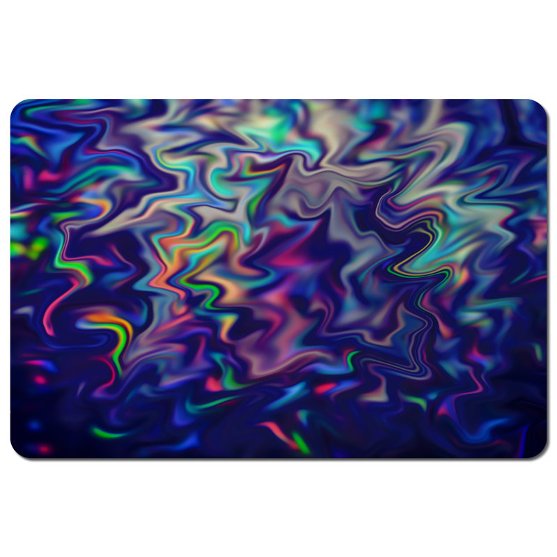 Gafford Polyester-Coated Hardboard Abstract Rectangle Placemat