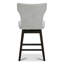 Tabouret de comptoir pivotant 26 po Alvino-2073509678