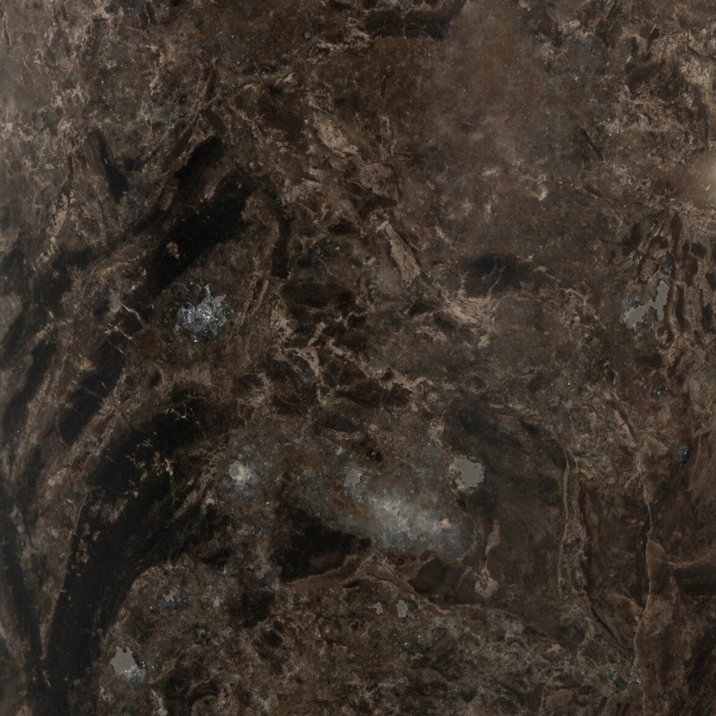 Bremen Table Lamp, Rocky Brown Marble