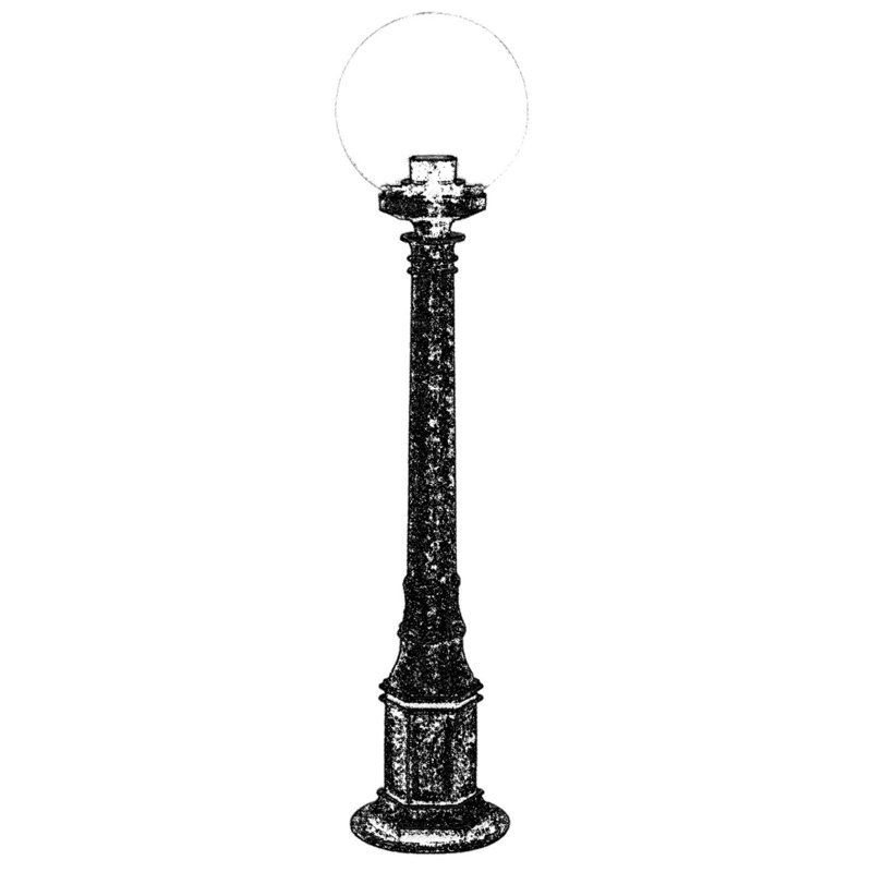 Aarjan Frosted Lamp Post (Full)