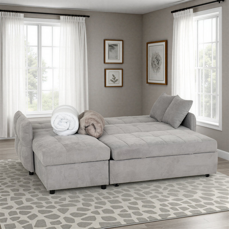 3 Seater Fabric Sleeper