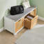 Segars Polyester Upholstered Storage Bench-1287539635