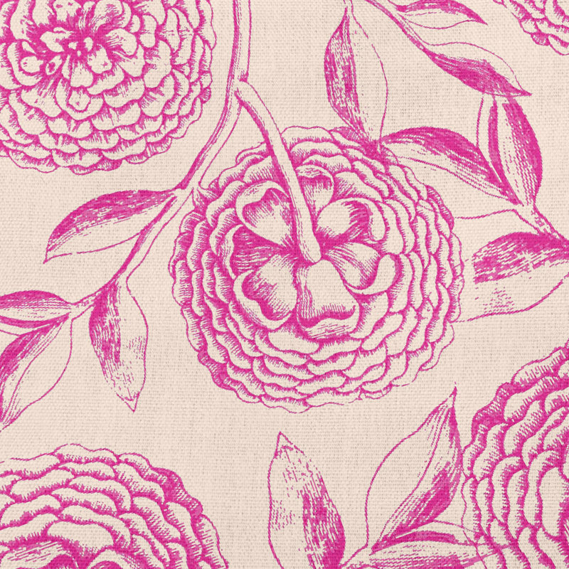 Coussin décoratif intérieur / extérieur Antique Flowers, Orchidée, 16 po x 16 po