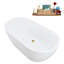 Baignoire autoportante 61 "avec drain 61" Streamline-101310194
