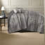 Ensembles de literie luxueux en jacquard de polyester, conception réversible, élégance pour la maison