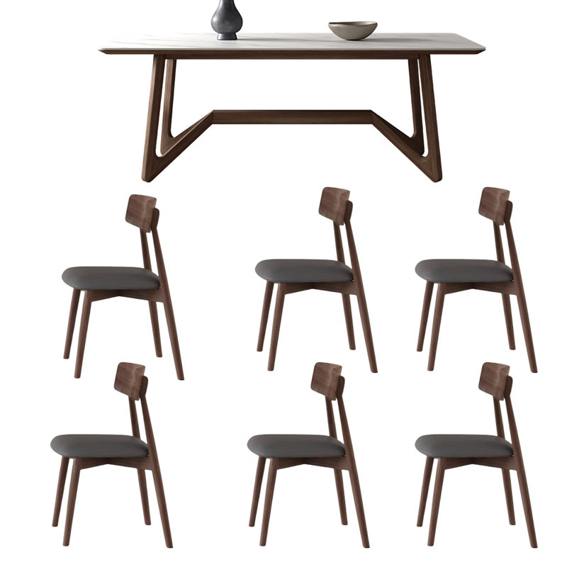 Ensemble de table et chaises Art Rock, H 29,52 po x L 59,05 po x l 31,49 po