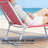 Convenient Folding Chaise Lounge Chair With Adjustable Backrest And Breathable Mesh For Poolside Relaxation-908078668