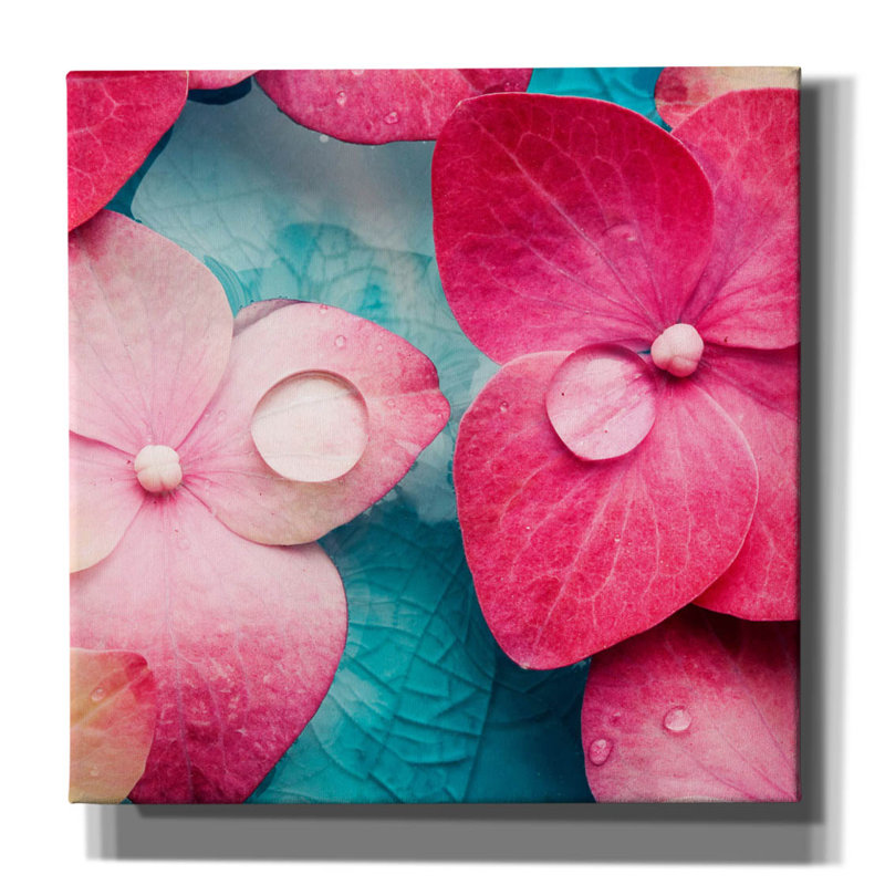 Fleurs roses 3 par PhotoINC Studio, H 26 po x l 26 po x P 1,5 po
