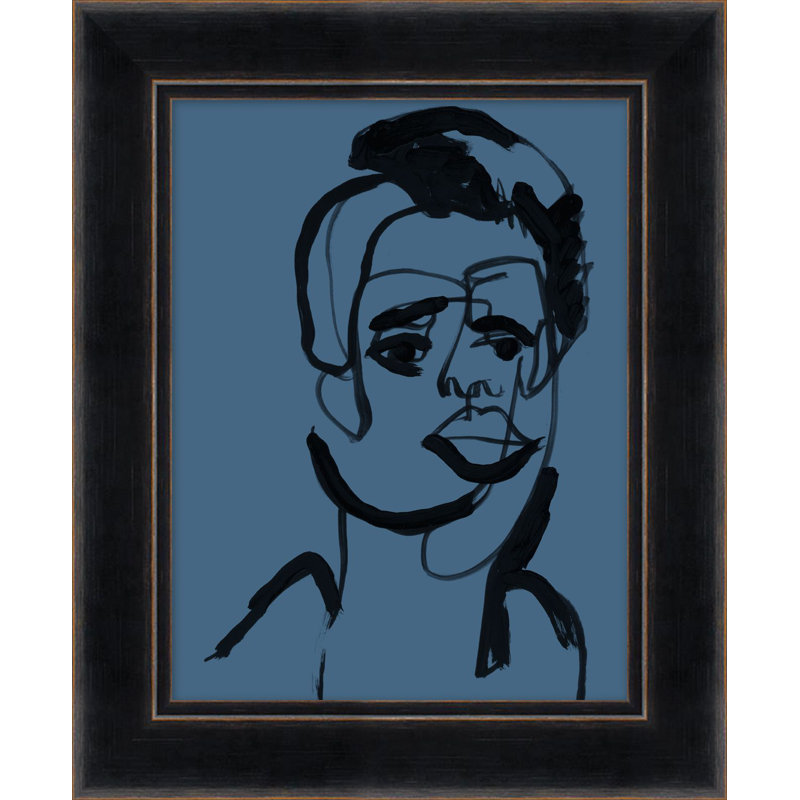 Portrait bleu 4