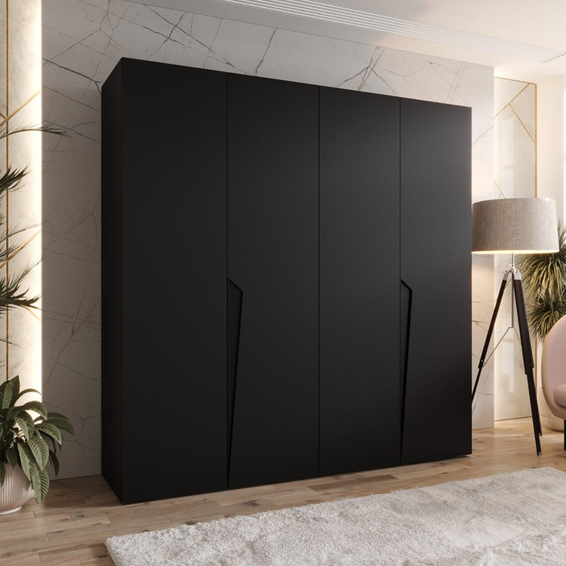 Manufactured Wood Wardrobe, White