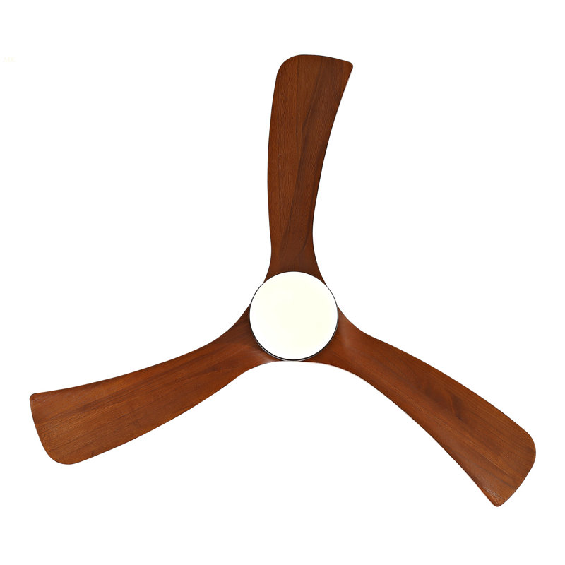 Hot Sales 42 Inch Ceiling Fans With Lights And Remote, Outdoor Ceiling Fan For Patios With Light 3 Blades Modern Ceiling Fan Noiseless Reversible DC Motor, Wood Fan For Farmhouse