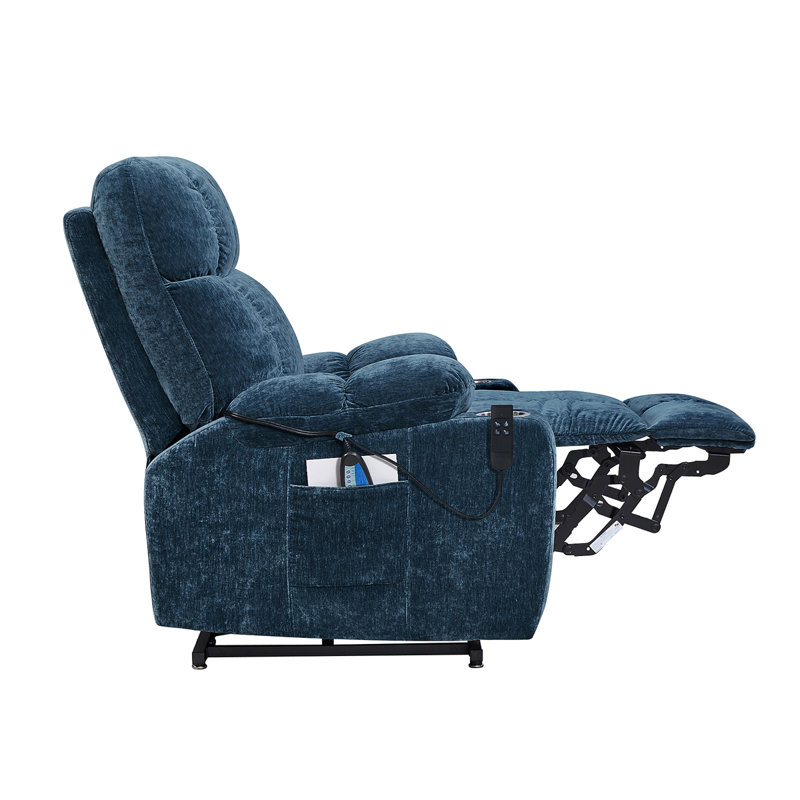 Electric Power Lift Recliner Chair, Blue