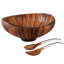 Nambe Butterfly Salad Bowl W/ Server