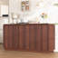 Console multimédia multifonctionnelle et buffet-125264796