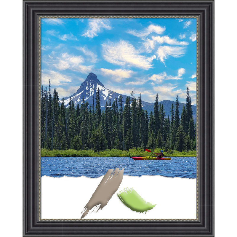 Shareeda Black Wood Picture Frame, 11'' W x 14'' H