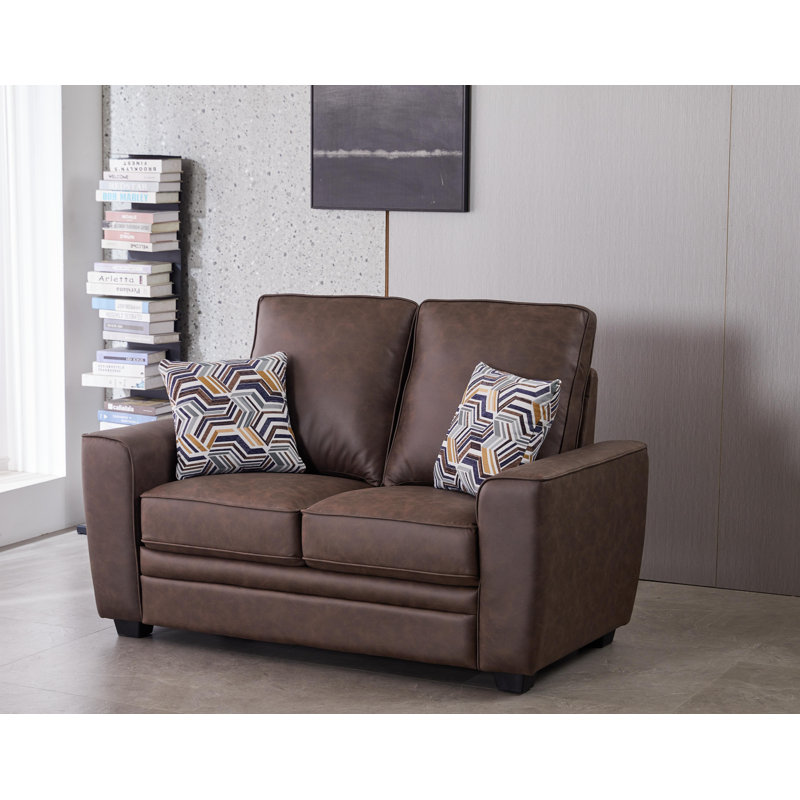 Ensemble de causeuse pour meubles de salon, Brun