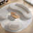 Seating area curved combination minimalist fabric