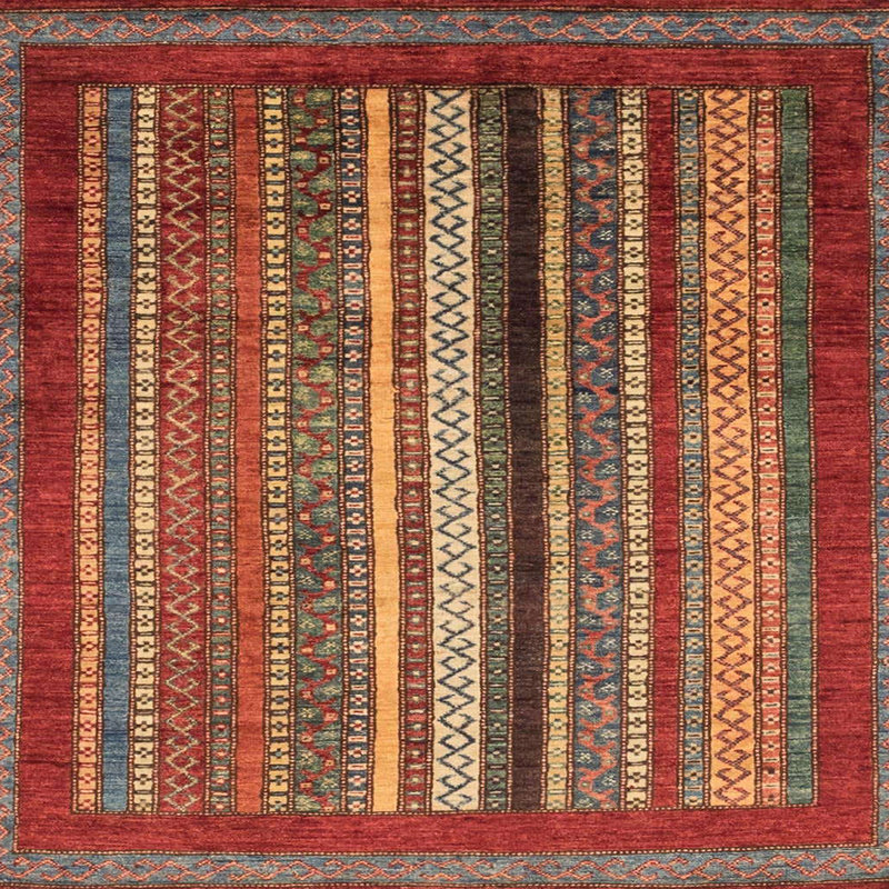 Abstract Indoor Rug, Square 3'