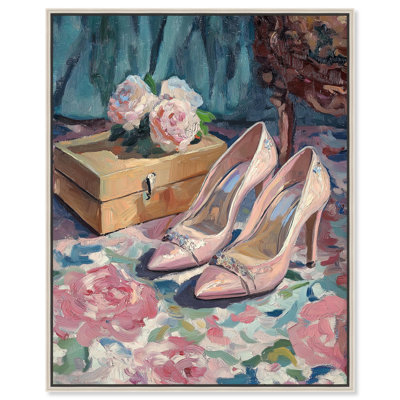 Shoes and the Roses Canvas Fashion Prints by Art Remedy