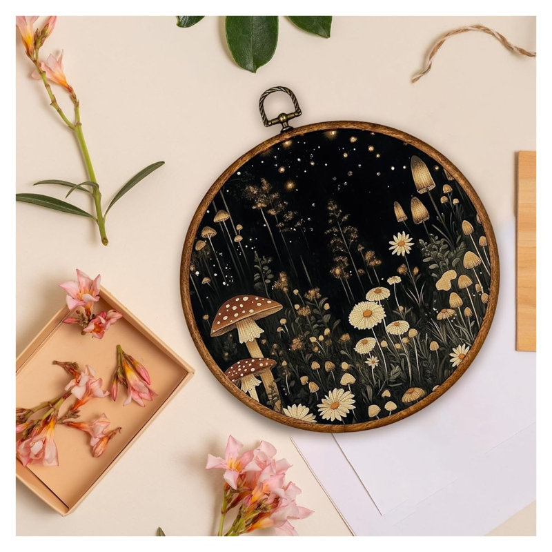 Boho Mushroom Wall Art