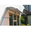CANOFIX 1.0m Width x 0.65m Depth Door Canopy Black-Bracket Clear-Sheet
