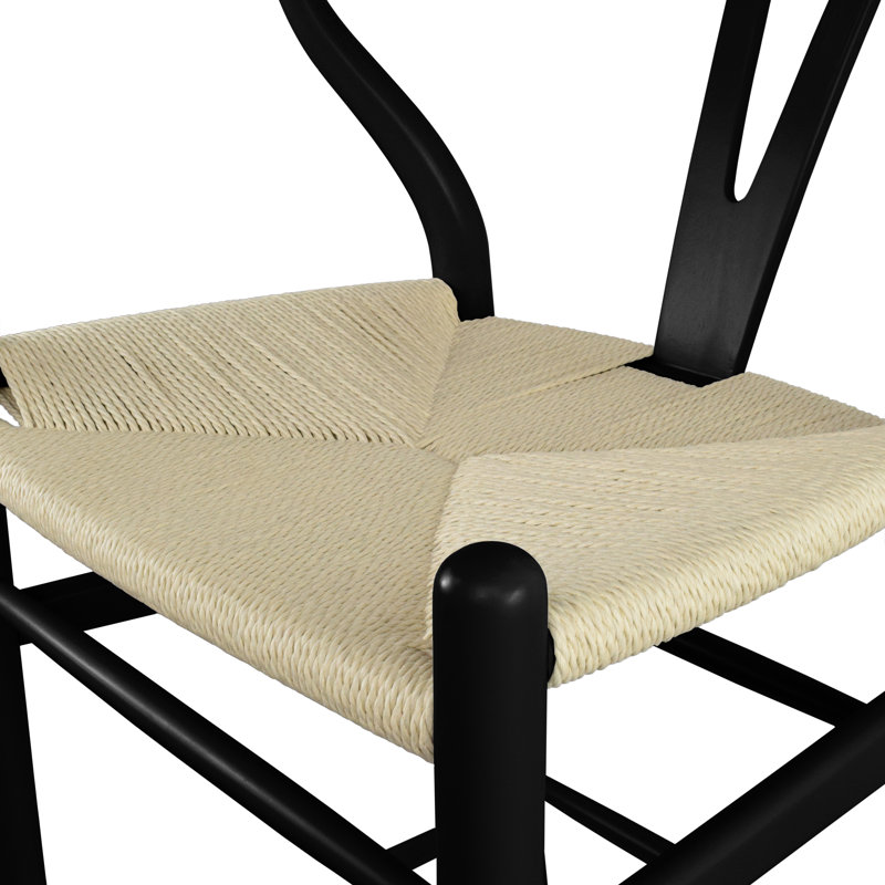 Tabouret de comptoir Beauton, Noir