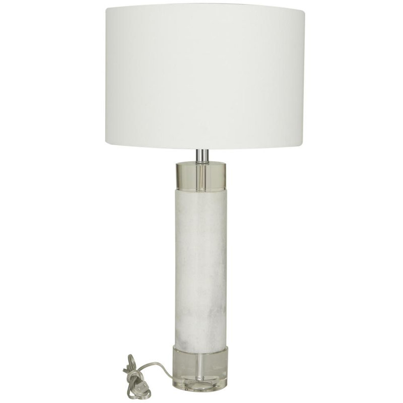 Lampe de table 29 po Crete, Blanc