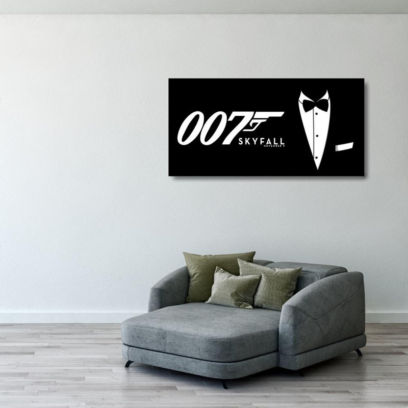 007 Skyfall, 20" H x 40" W