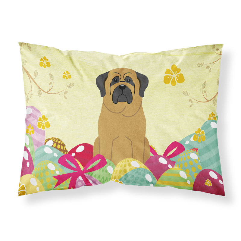 Taie d’oreiller œufs de pâques, Mastiff