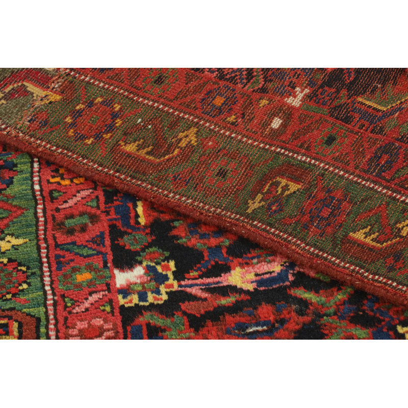 Antique One-of-a-Kind 3'6X18'4 Hand Knotted Area Rug