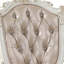 Chaise avec accoudoirs touffetée (ensemble de 2)