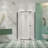 Matte Black Pivot Shower Enclosure With Glass - 34.75 In. X 72 For Bathroom In Tempered-121585631