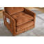 Fauteuil demi-tonneau pivotant avec mousse à mémoire de forme et chenille - rotation à 360 °-469675144-469675147