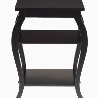Black Double-Sided Table