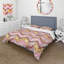 Ensemble de housse de couette Golden Chevron-109174119