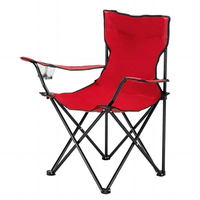 Folding Camping Chair, Red