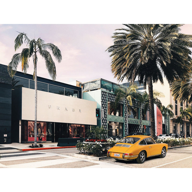 3AP6138 Rodeo Drive, Beverly Hills, California by Julian Lauren - Wrapped Canvas Art Prints, 60cm H x 80cm W