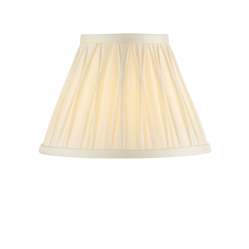 Chatsworth 20cm Silk Empire Lamp Shade, Ivory