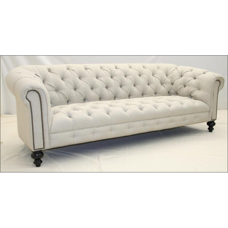 Sofa, Bella Pearl Performance Velvet, French Dark Chocolate, Old Gold E